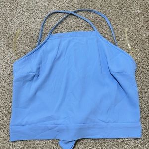 Halter top tie back